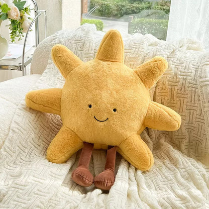 Sun Moon Doll Plush Toy Cute Doll Bed Pillow