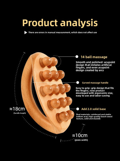 Wooden Acupressure Massage Stick