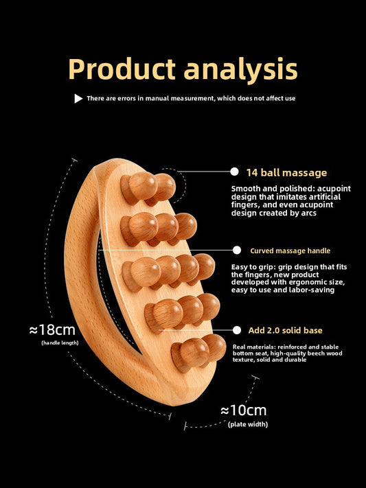 Wooden Acupressure Massage Stick