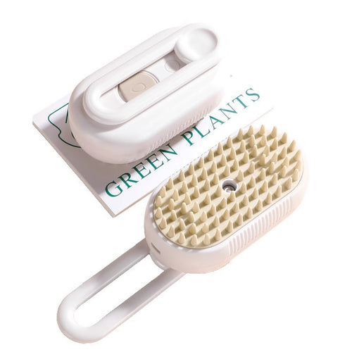 Electric Spray Pet Grooming Comb with Massage Brush