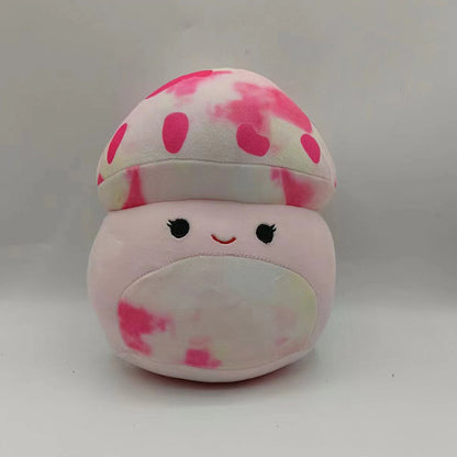 Furry toy doll throw pillow
