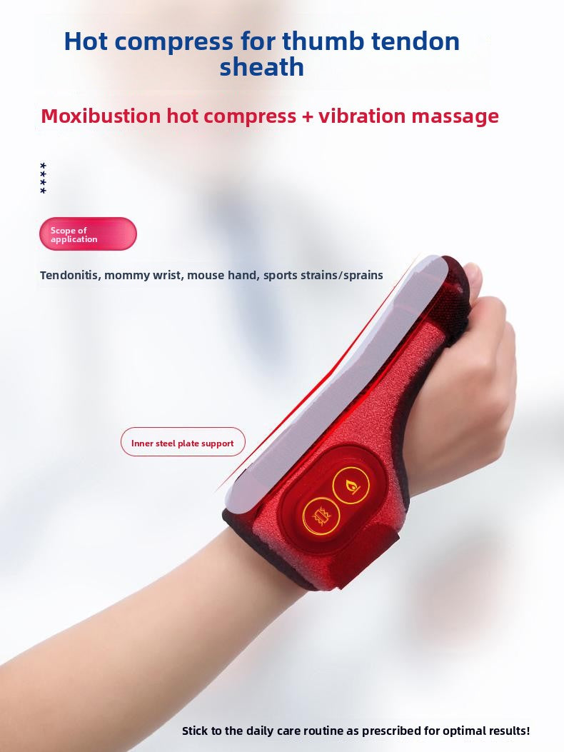 Electric Heating Wrist Brace with Massage Function