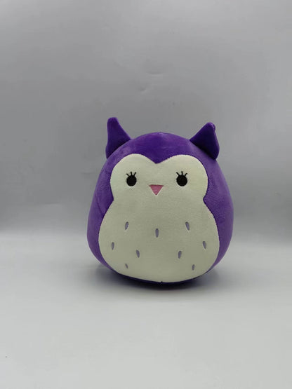 Furry toy doll throw pillow