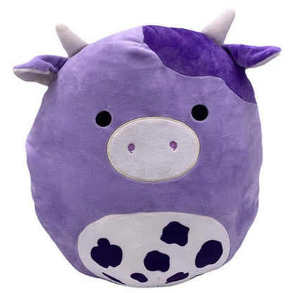 Furry toy doll throw pillow
