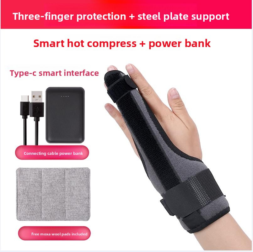 Electric Heating Wrist Brace with Massage Function