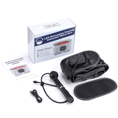 Electric Heating Massage Belt with Red Light Therapy