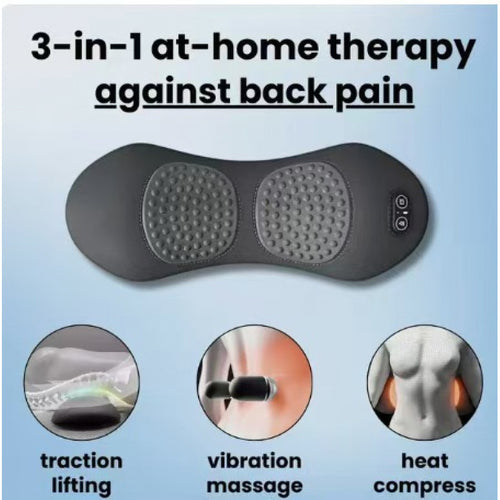 Ergonomic Heating Massage Lumbar Pillow