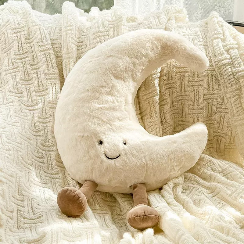 Sun Moon Doll Plush Toy Cute Doll Bed Pillow