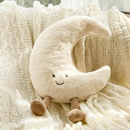 Sun Moon Doll Plush Toy Cute Doll Bed Pillow