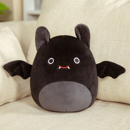 Furry toy doll throw pillow
