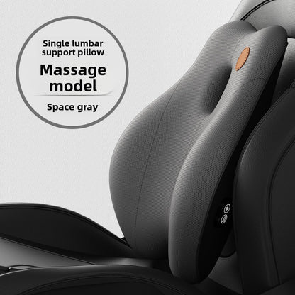 Car Lumbar Support Cushion with Massage Function
