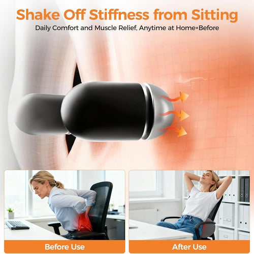 Electric massage lumbar pillow