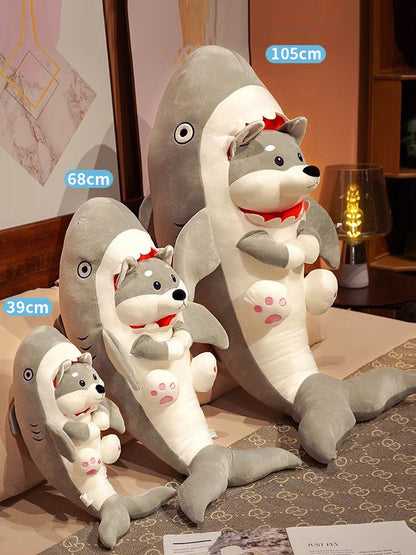Shark Plush Pillow Doll