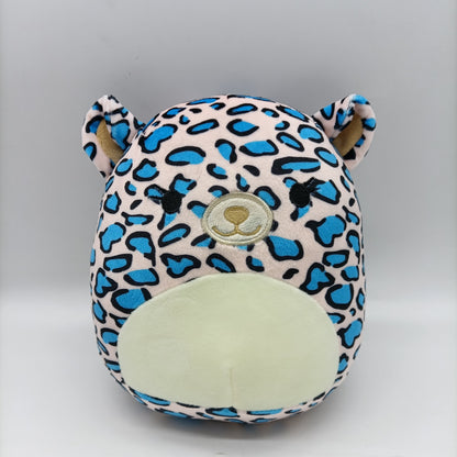 Furry toy doll throw pillow