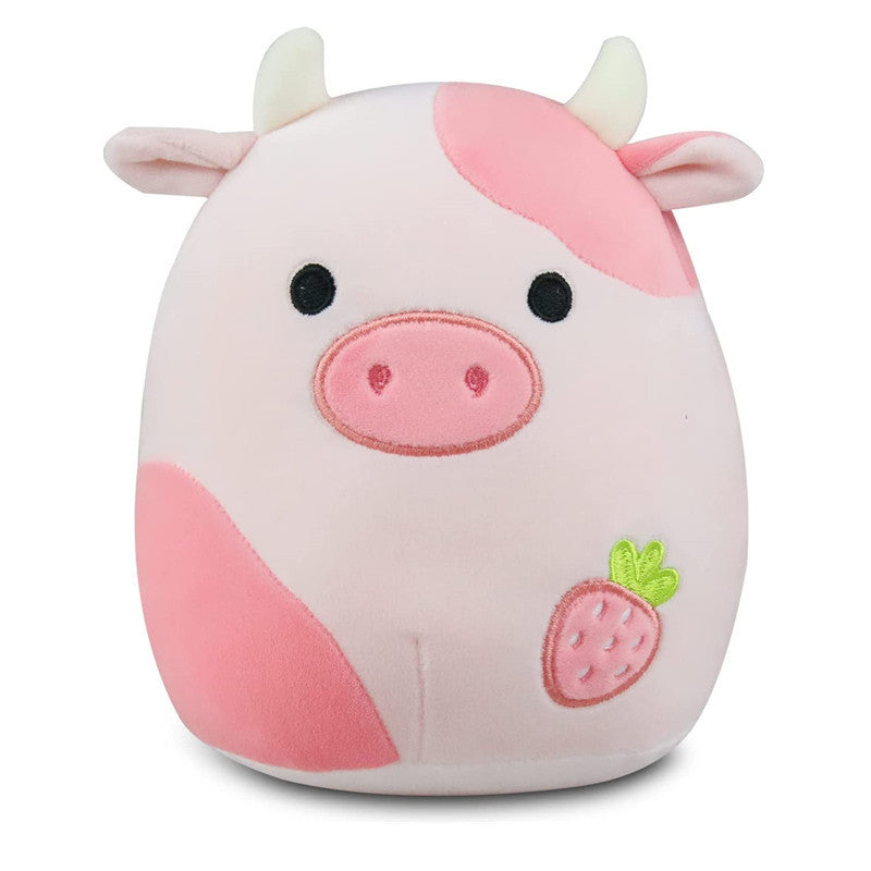 Furry toy doll throw pillow