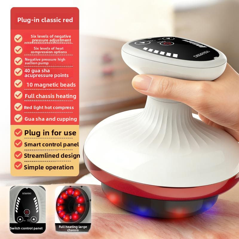 Electric Scraping Massage Device with Temperature Control