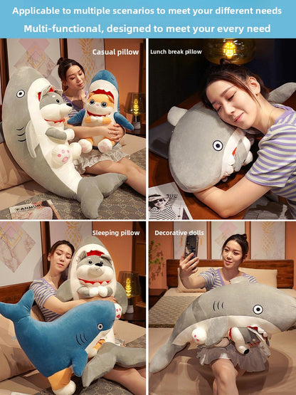 Shark Plush Pillow Doll