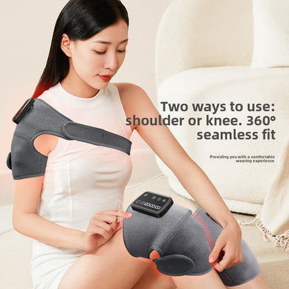 Electric Heating Pad with Massage for Knee and Shoulder