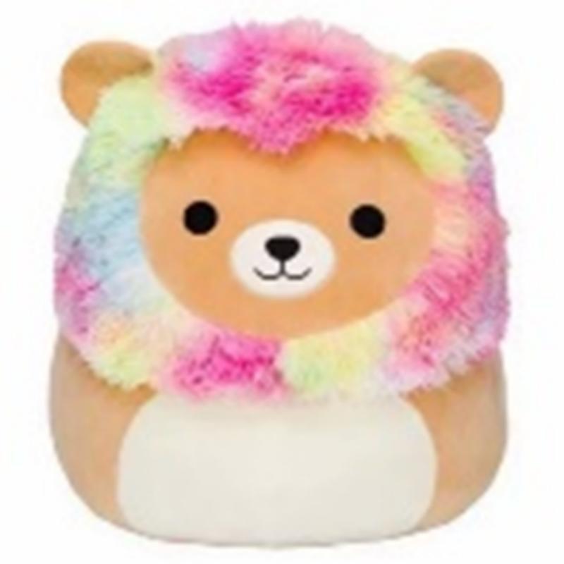 Furry toy doll throw pillow